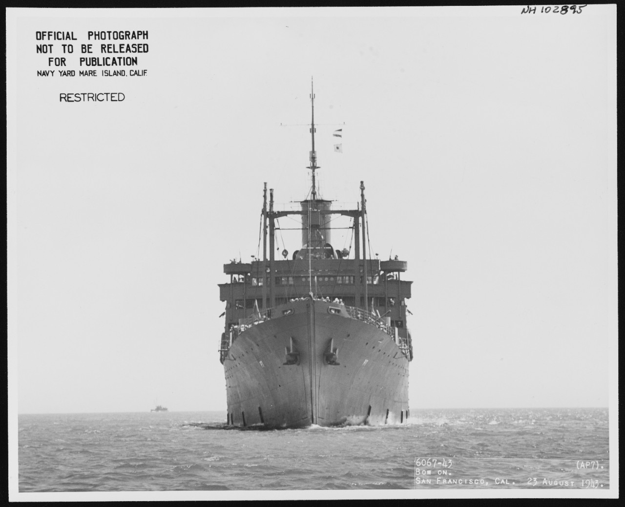 Photo #: NH 102895  USS Wharton