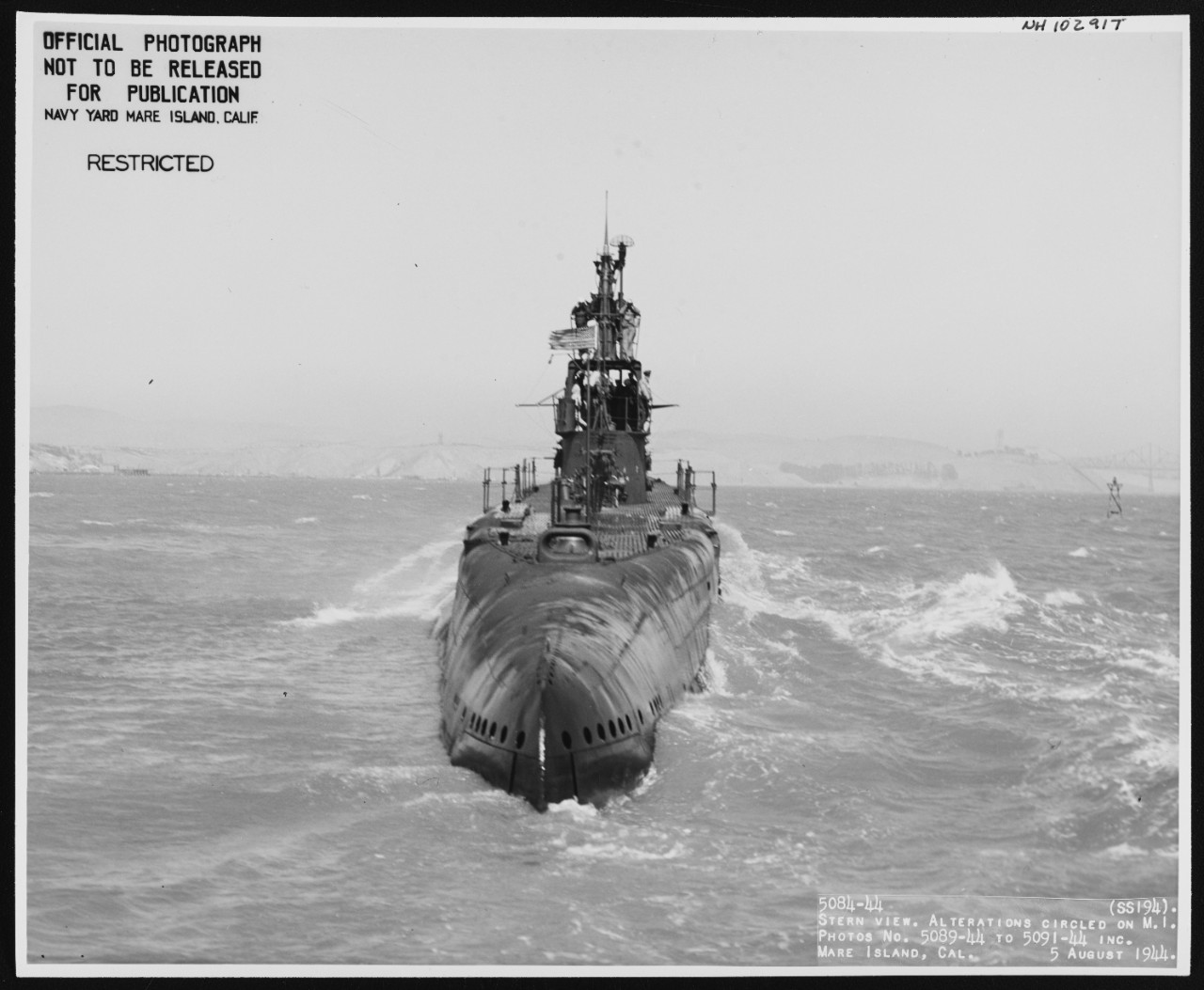 Photo #: NH 102917  USS Seadragon