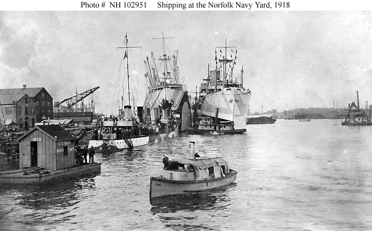 Photo #: NH 102951  Norfolk Navy Yard, Portsmouth, Virginia