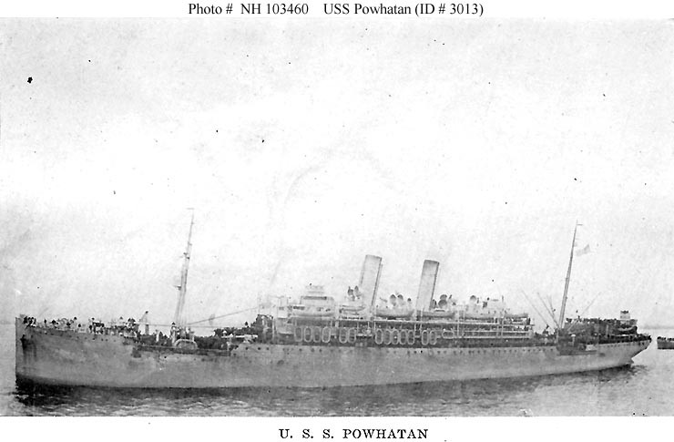 Photo #: NH 103460  USS Powhatan
