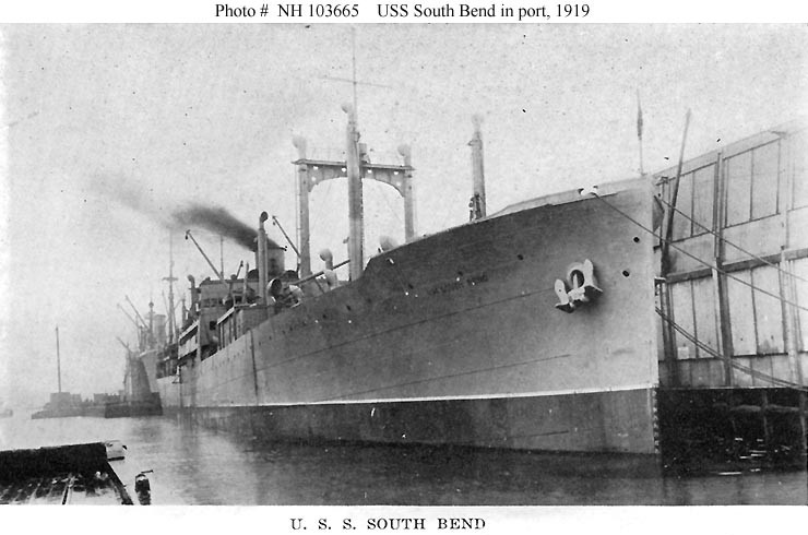 Photo #: NH 103665  USS South Bend