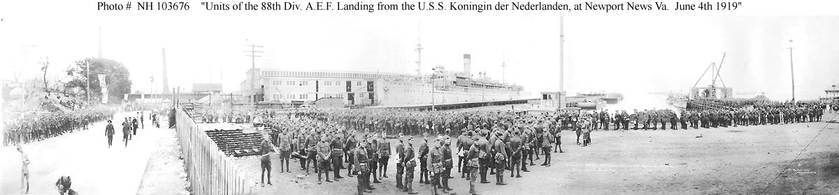 Photo #: NH 103676  USS Koningin der Nederlanden