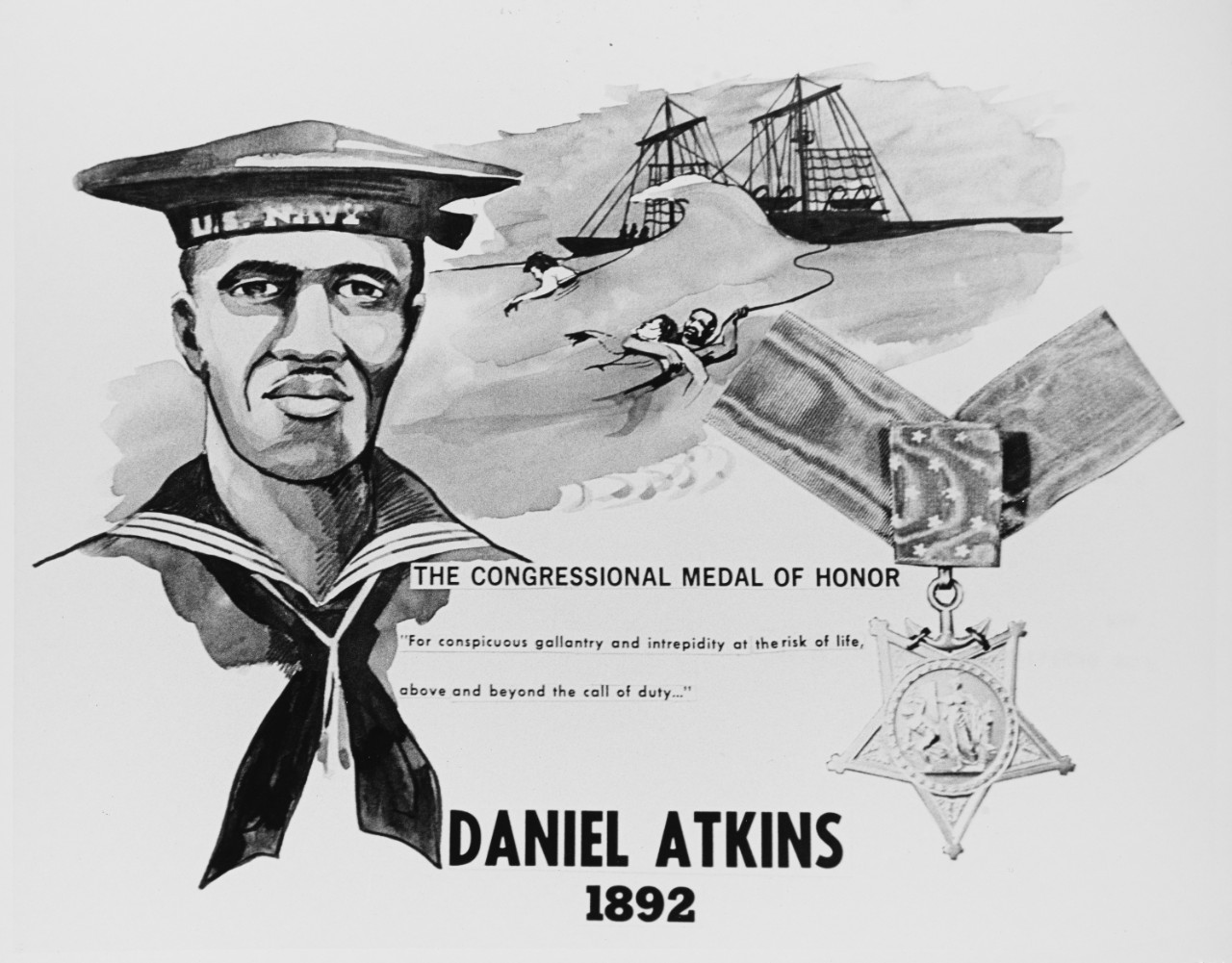 Photo #: NH 103765  Ship's Cook First Class Daniel Atkins