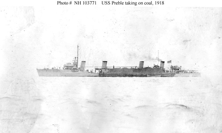 Photo #: NH 103771  USS Preble
