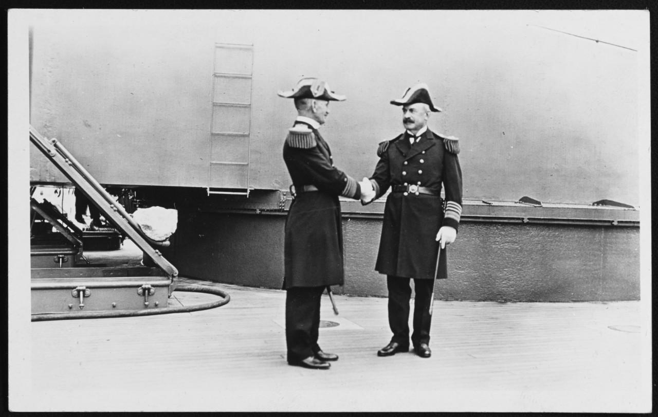 Photo #: NH 103866  Admiral Frank F. Fletcher, USN Vice Admiral Henry T. Mayo, USN
