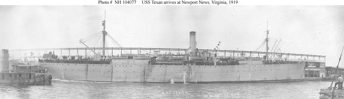 Photo #: NH 104077  USS Texan