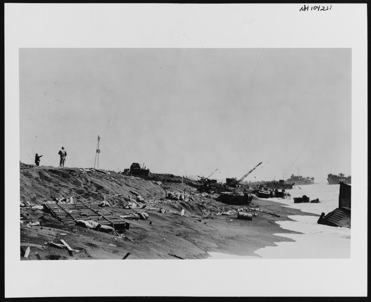 Photo #: NH 104211  Iwo Jima Operation, 1945