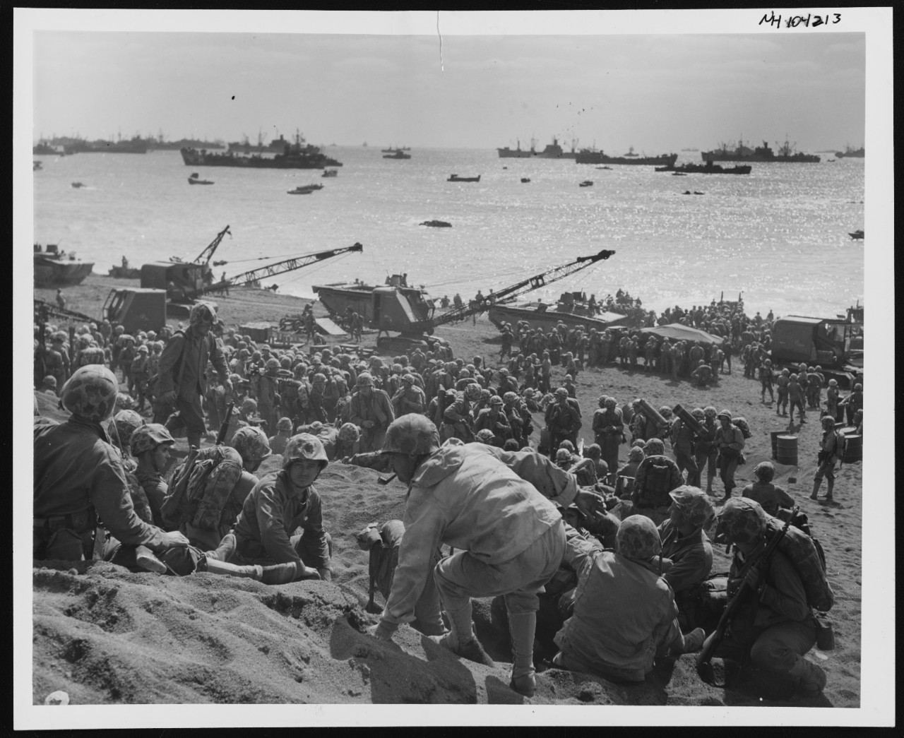 Photo #: NH 104213  Iwo Jima Operation, 1945