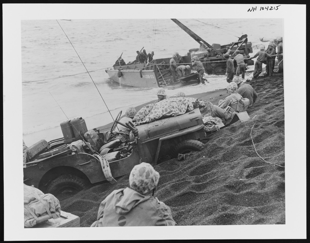 Photo #: NH 104215  Iwo Jima Operation, 1945