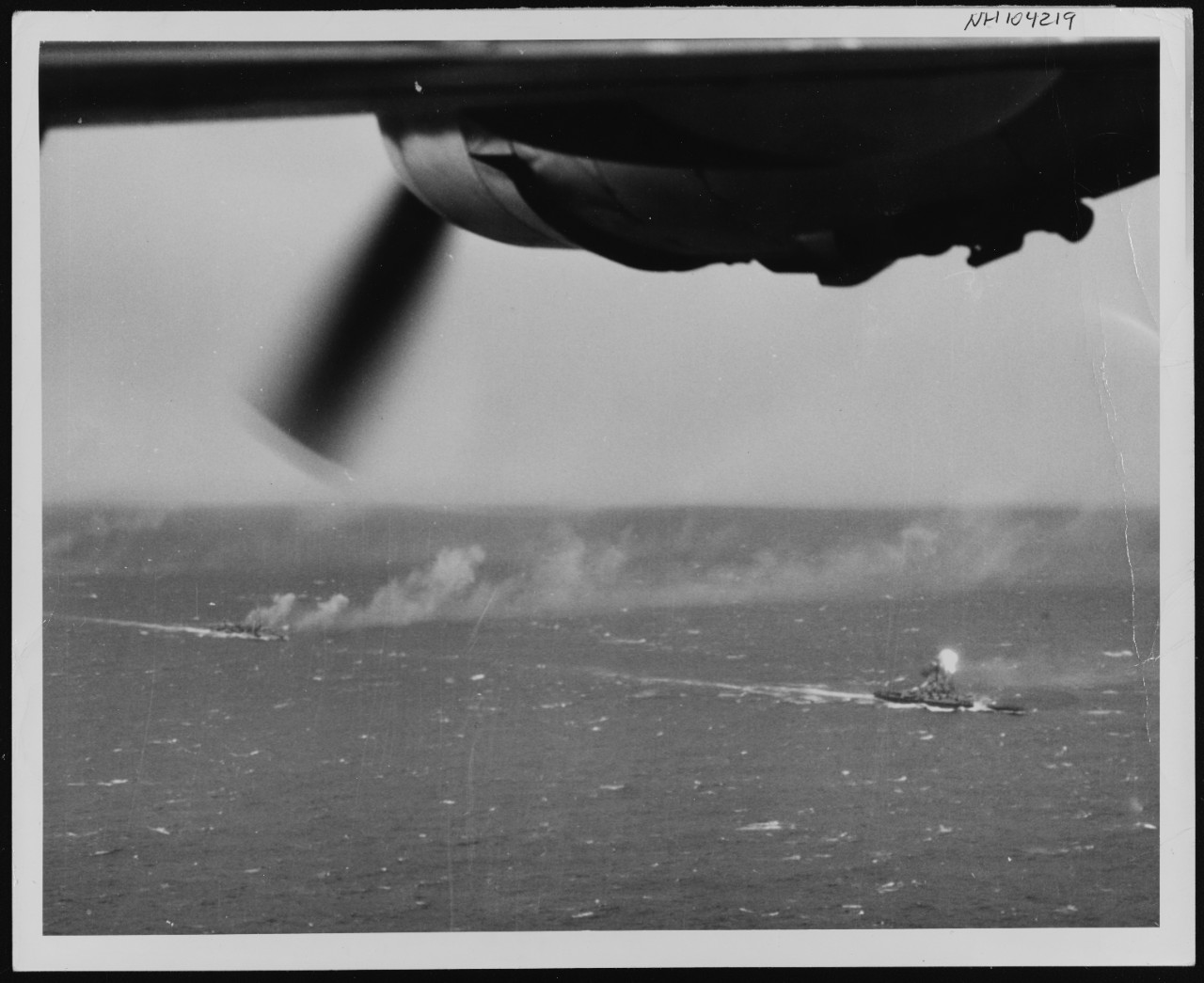 Photo #: NH 104219  Bombardment of Iwo Jima, January 1945