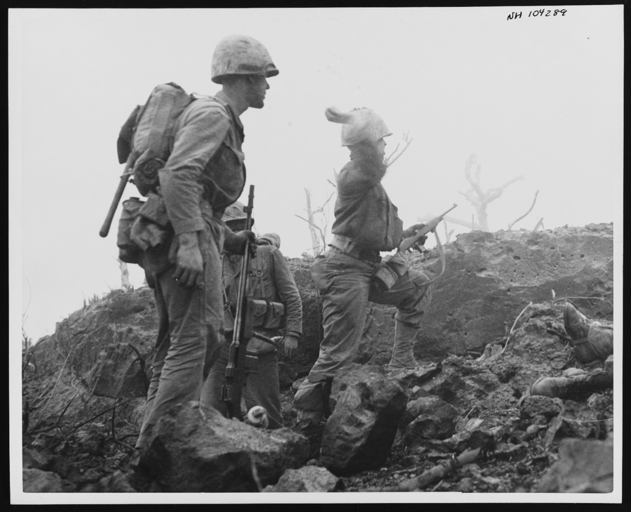 Photo #: NH 104289  Iwo Jima Operation, 1945