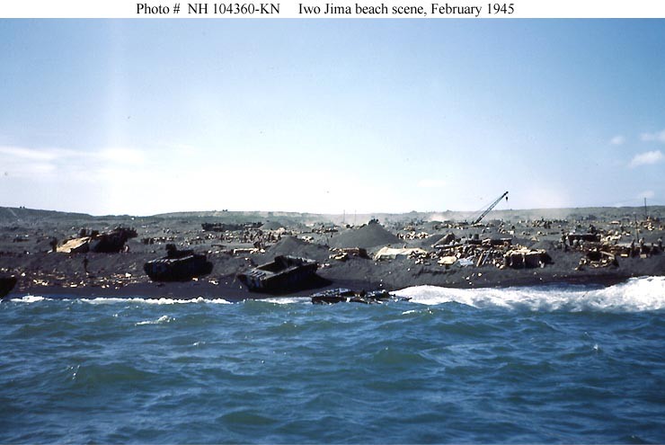 Photo #: NH 104360-KN Iwo Jima Operation, 1945