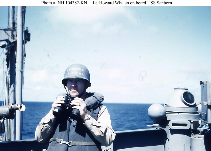 Photo #: NH 104382-KN Lieutenant Howard W. Whalen, USNR