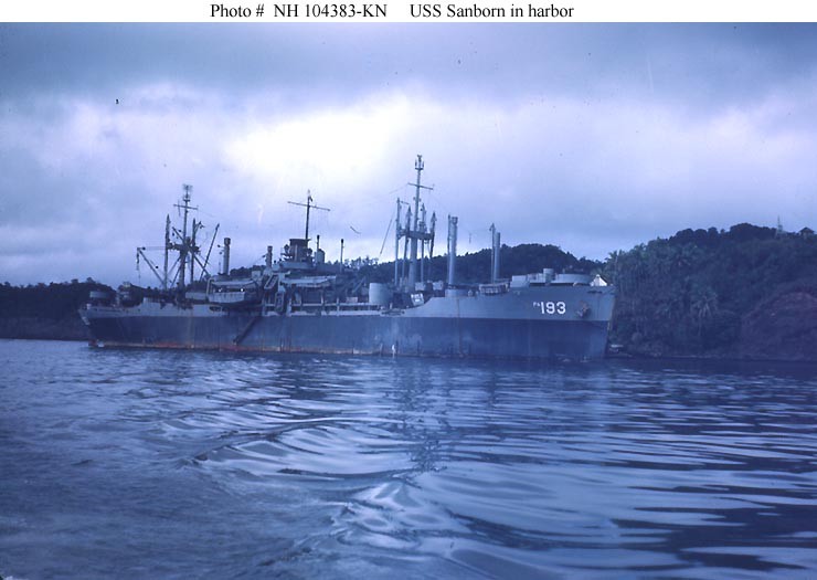 Photo #: NH 104383-KN USS Sanborn