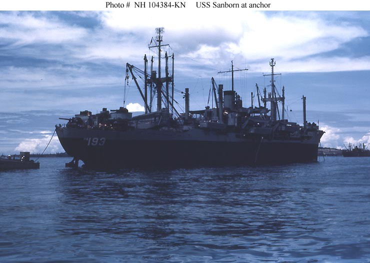 Photo #: NH 104384-KN USS Sanborn