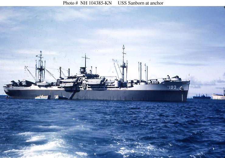 Photo #: NH 104385-KN USS Sanborn