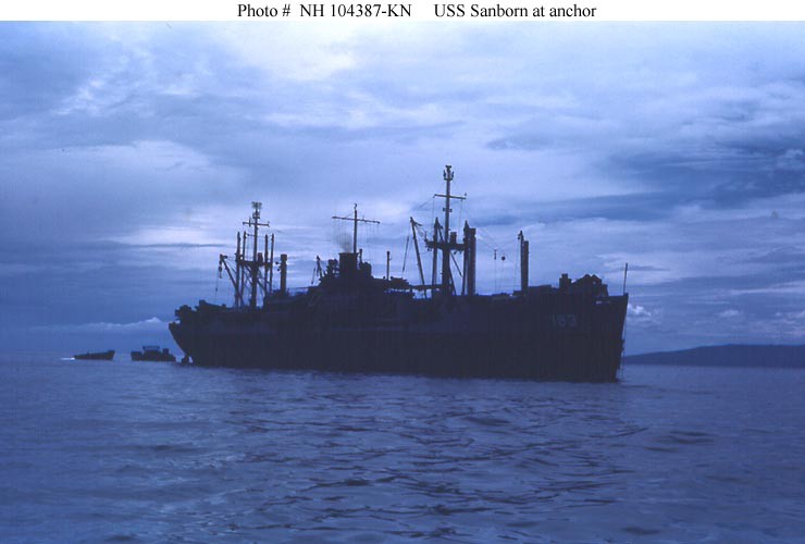 Photo #: NH 104387-KN USS Sanborn