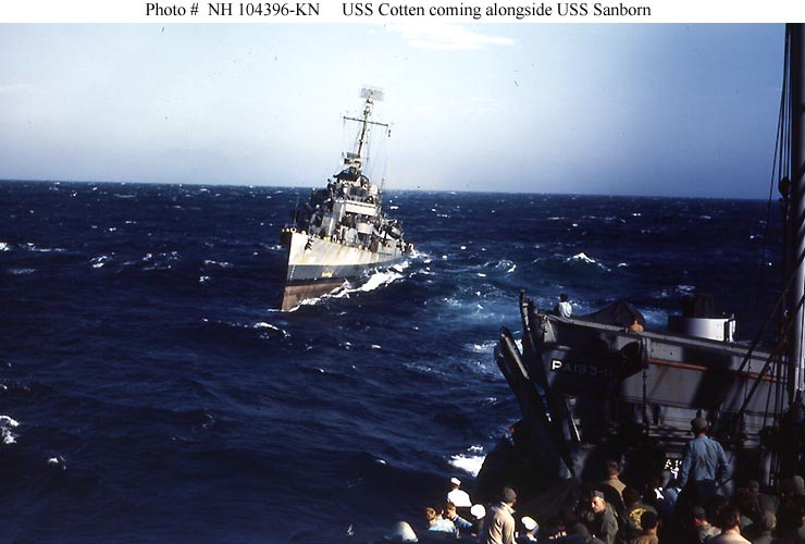 Photo #: NH 104396-KN USS Cotten