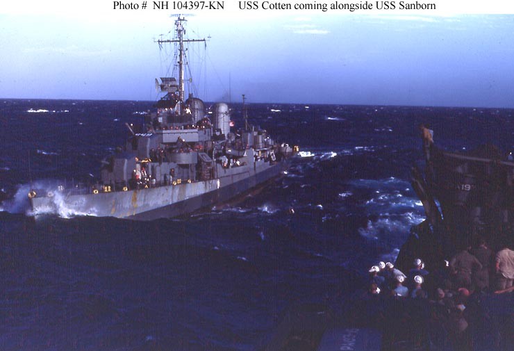 Photo #: NH 104397-KN USS Cotten