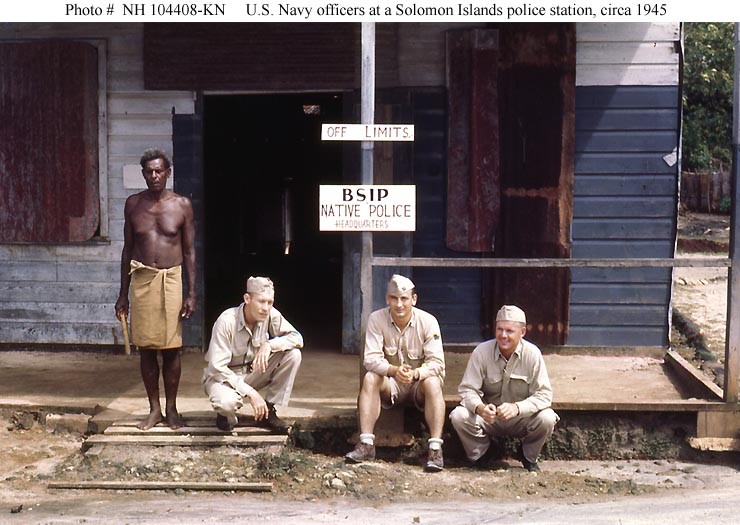 Photo #: NH 104408-KN British Solomon Islands Police Headquarters