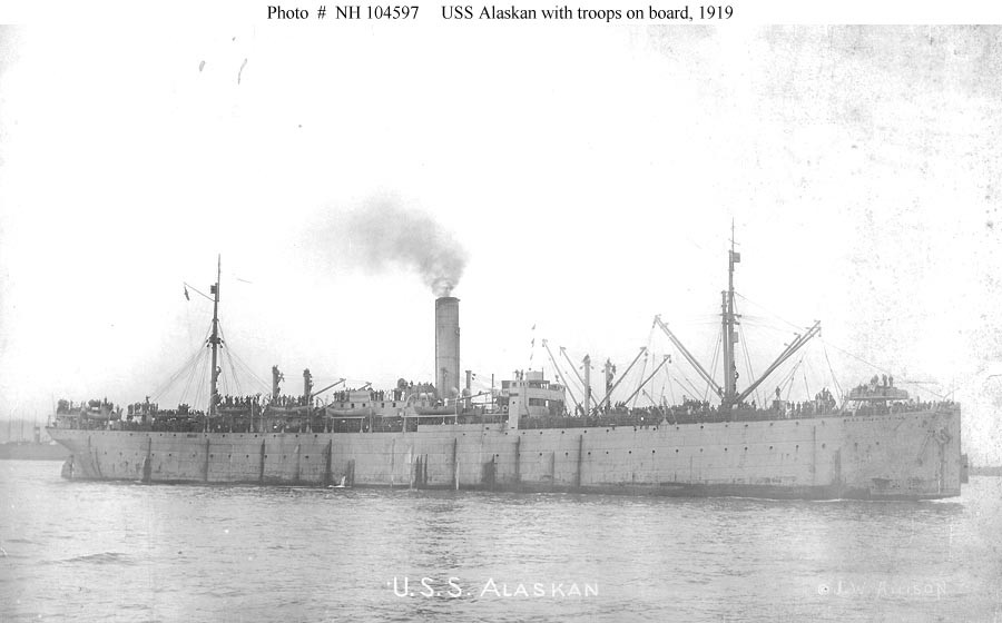 Photo #: NH 104597  USS Alaskan