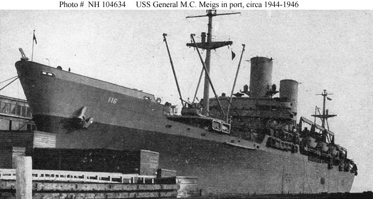 Photo #: NH 104634  USS General M.C. Meigs
