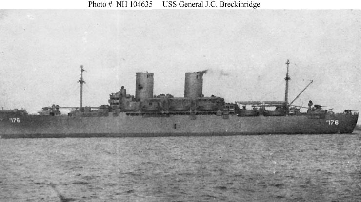 Photo #: NH 104635  USS General J.C. Breckinridge