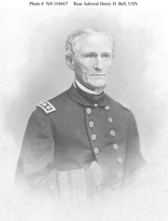 Photo #: NH 104667  Rear Admiral Henry H. Bell, USN (1808-1868)