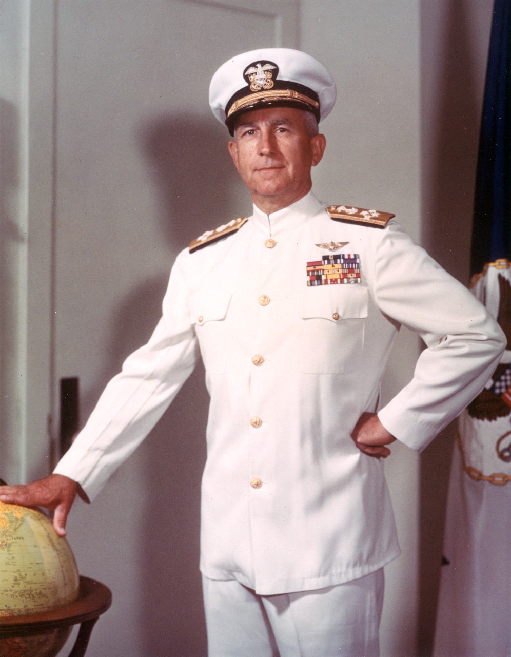 Photo #: NH 104886-KN Admiral Thomas H. Moorer, USN