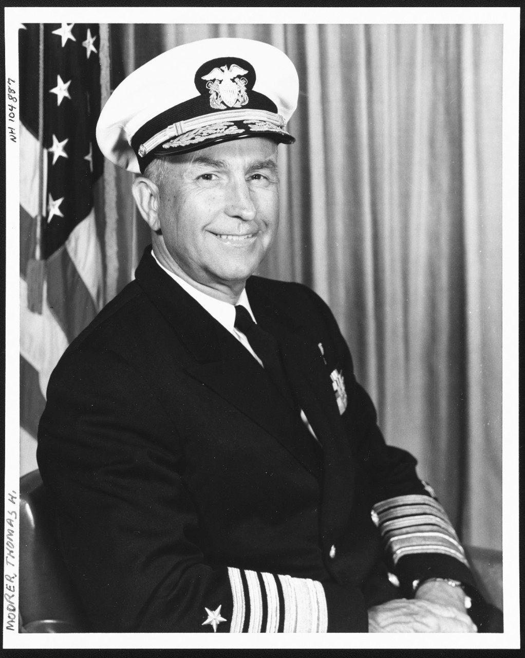 Photo #: NH 104887  Admiral Thomas H. Moorer, USN
