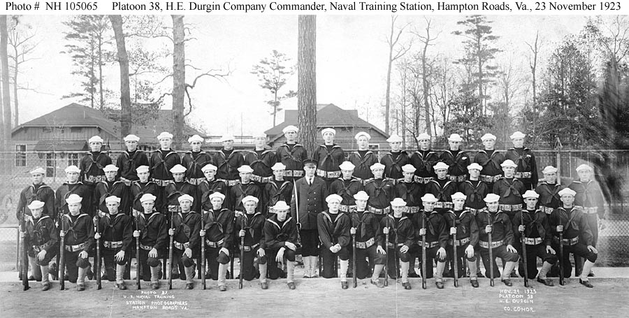 Photo #: NH 105065  U.S. Naval Training Station, Hampton Roads, Virginia