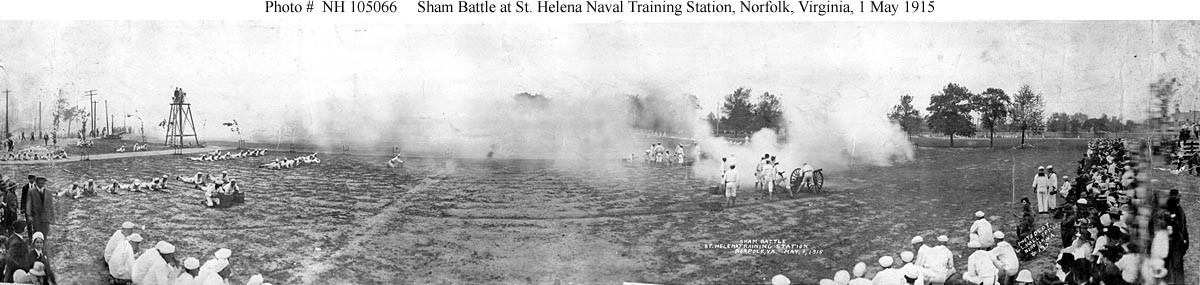 Photo #: NH 105066  St. Helena Naval Training Station, Norfolk, Virginia