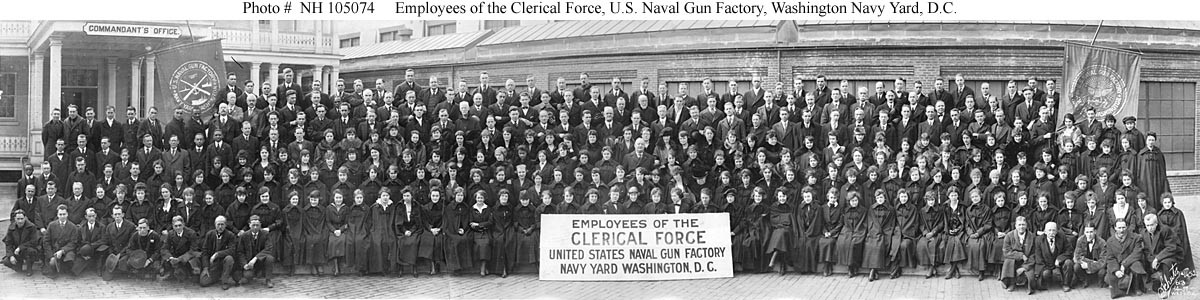 Photo #: NH 105074  U.S. Naval Gun Factory, Washington Navy Yard, District of Columbia