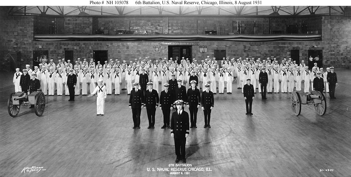 Photo #: NH 105078  Sixth Battalion, U.S. Naval Reserve, Chicago, Illinois