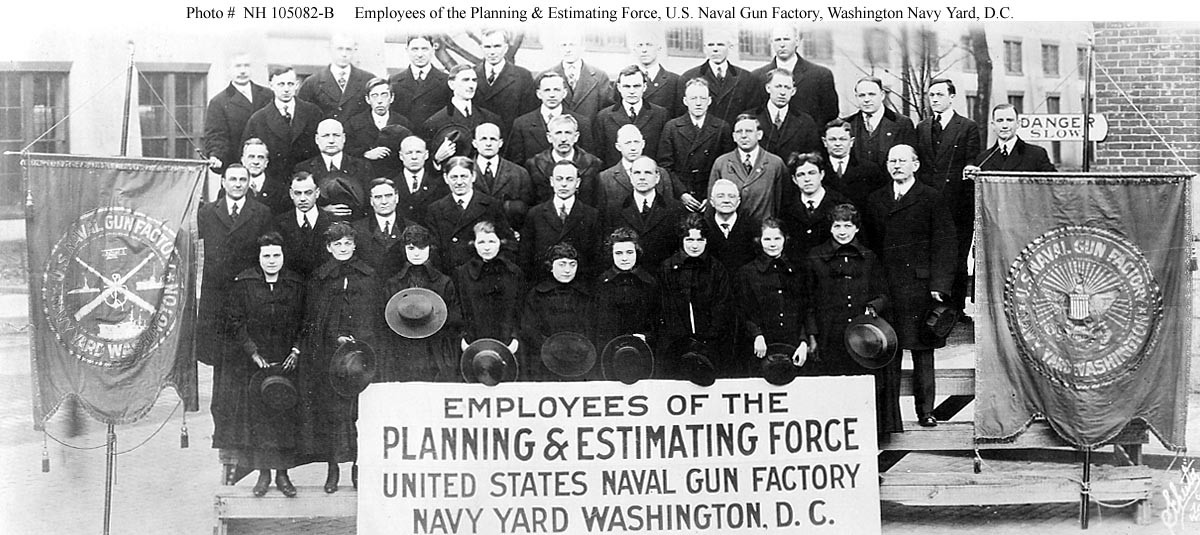 Photo #: NH 105082-B  U.S. Naval Gun Factory, Washington Navy Yard, District of Columbia