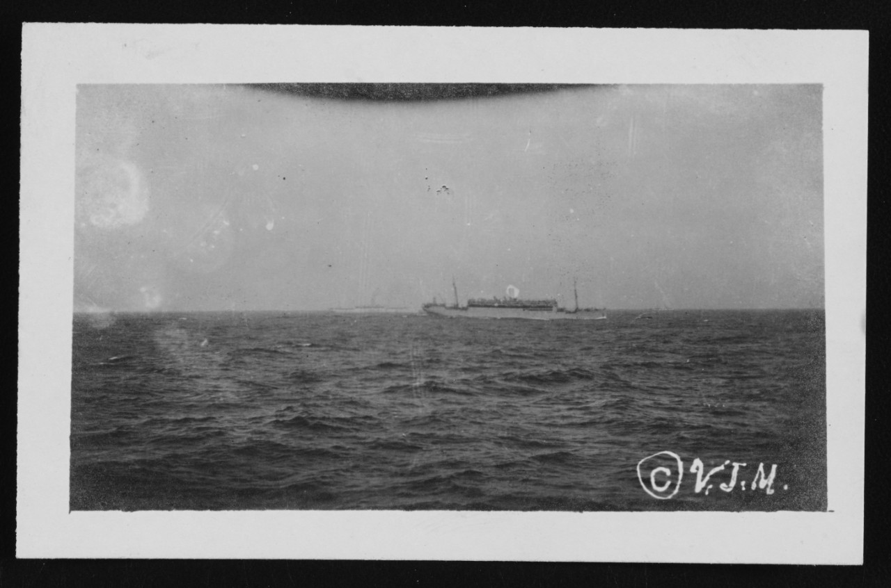 Photo #: NH 106288  World War I Troop Transport Convoy at Sea