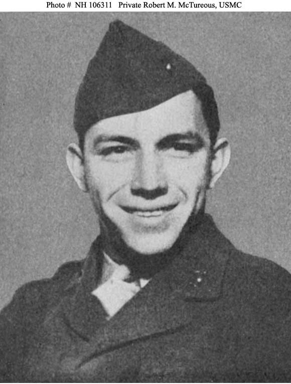 Photo #: NH 106311  Private Robert M. McTureous, Jr., USMC