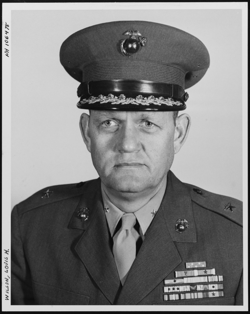 Photo #: NH 106478  Brigadier General Louis H. Wilson, Jr., USMC