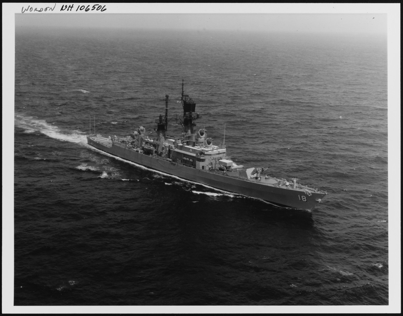 Photo # NH 106506  USS Worden