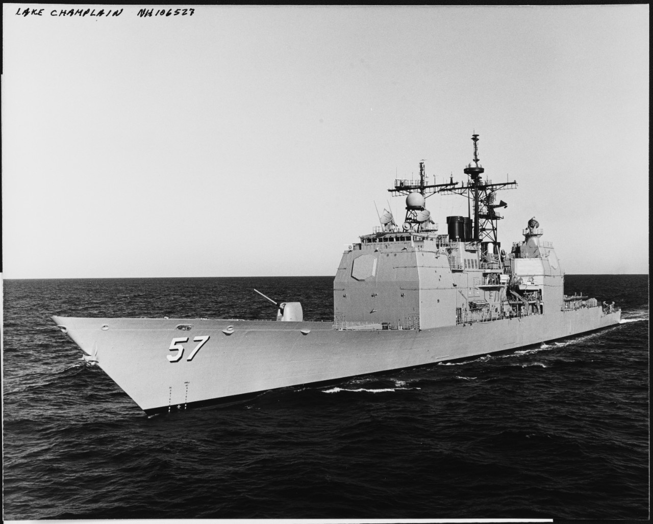 Photo # NH 106527  USS Lake Champlain