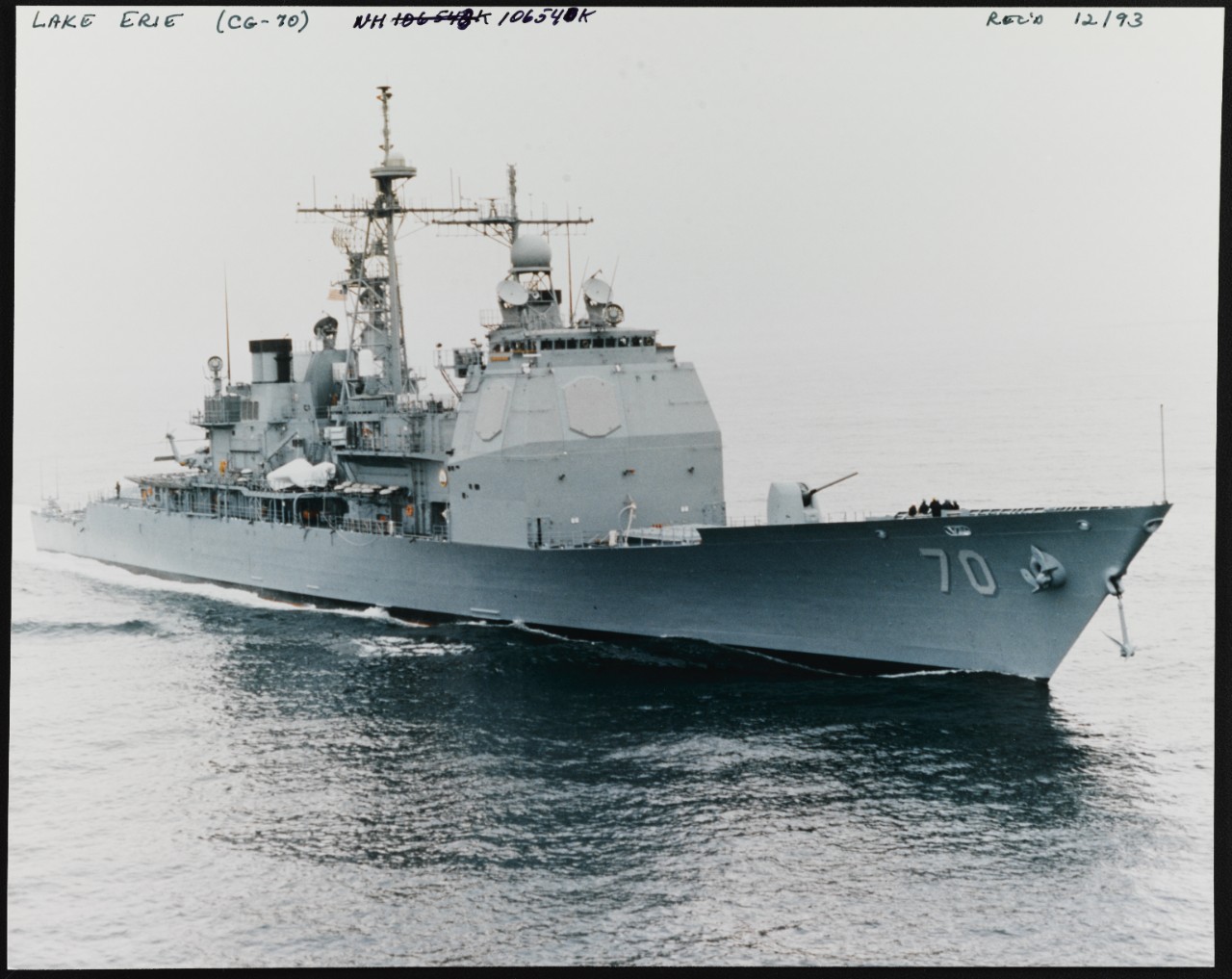 Photo #: NH 106540-KN USS Lake Erie