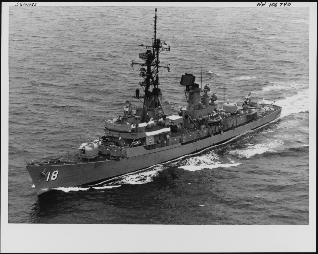 Photo # NH 106740  USS Semmes
