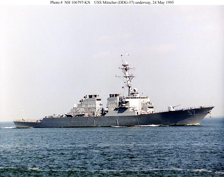 Photo # NH 106797-KN USS Mitscher