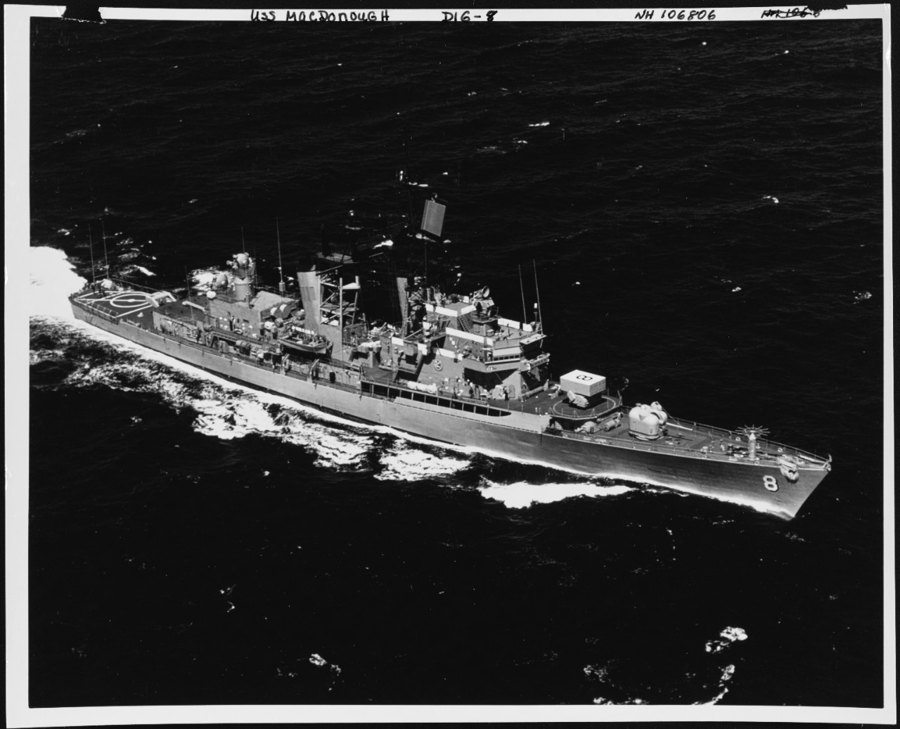 Photo # NH 106806  USS Macdonough