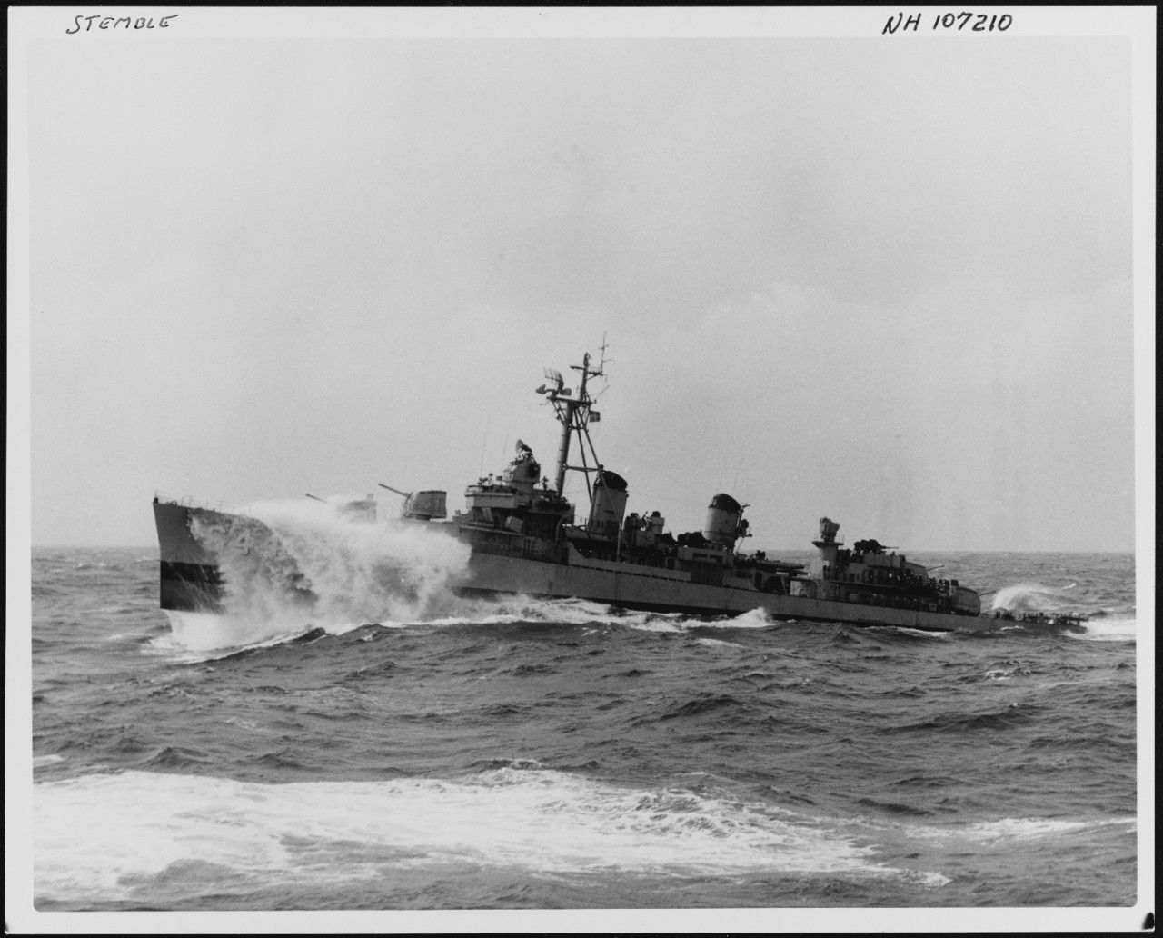 Photo #: NH 107210  USS Stemble