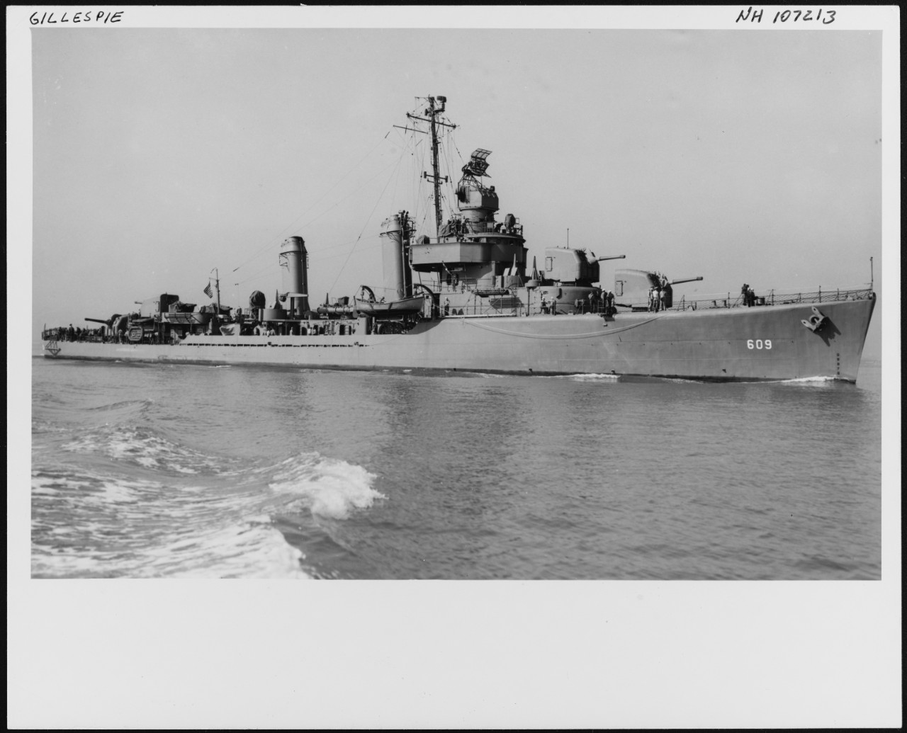 Photo #: NH 107213  USS Gillespie