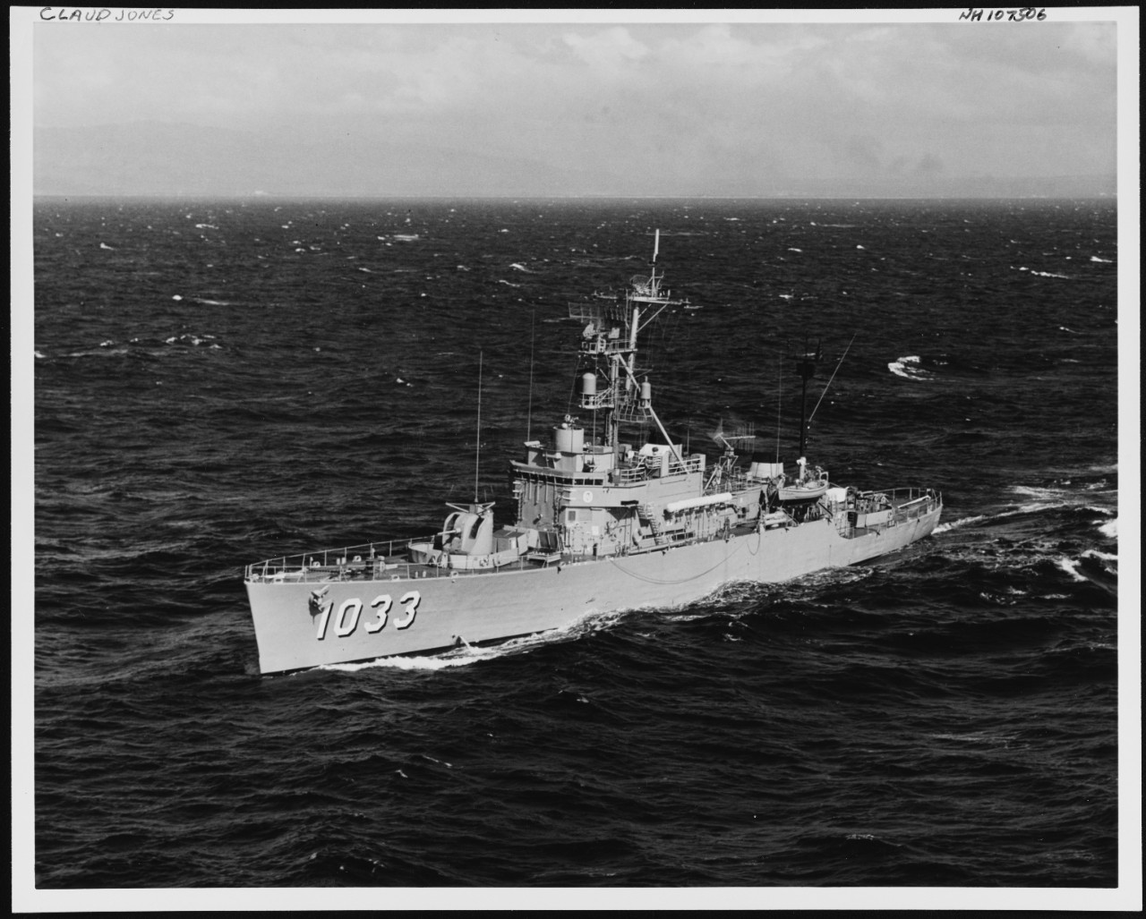 Photo #: NH 107506  USS Claud Jones