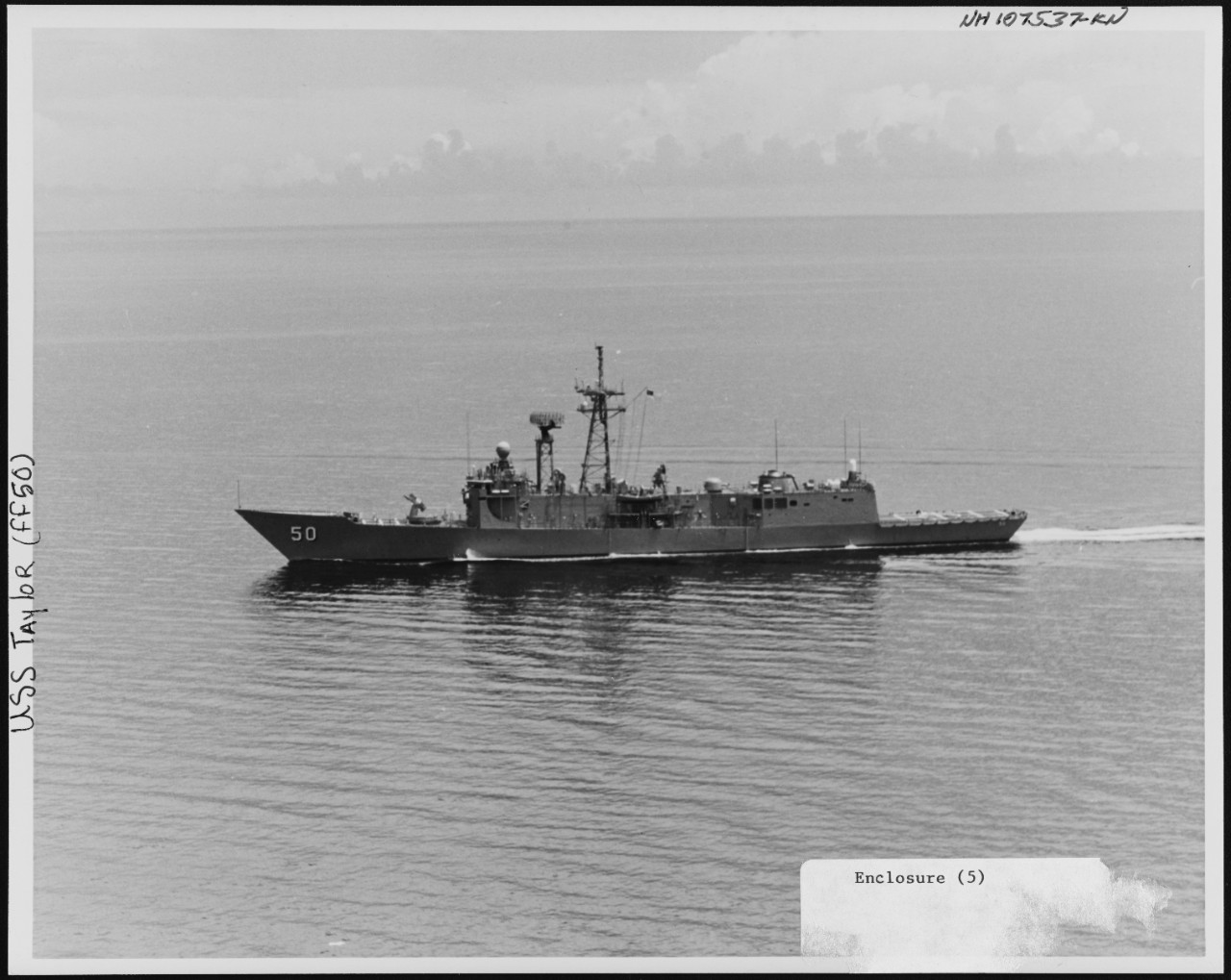 Photo #: NH 107537-KN USS Taylor