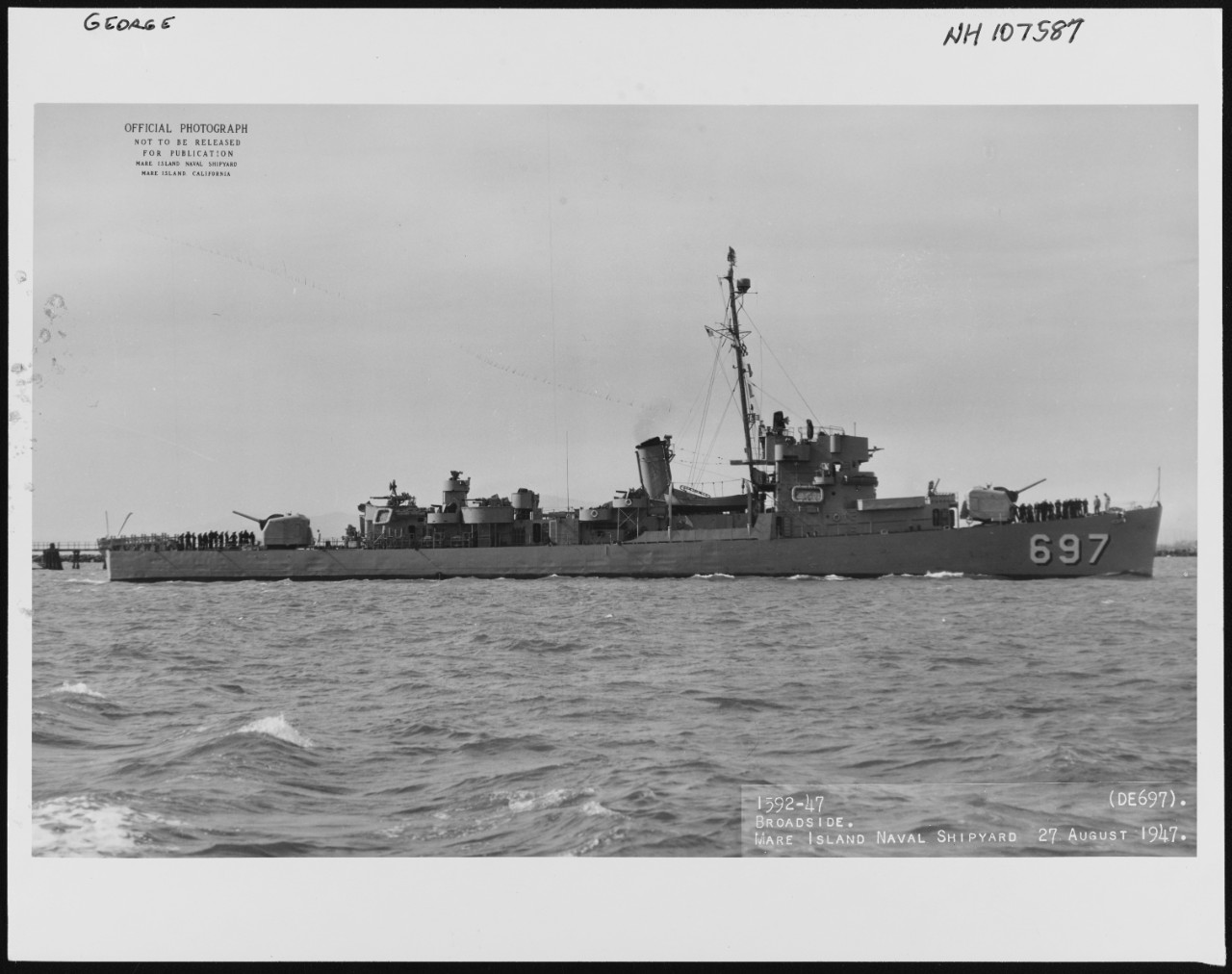 Photo #: NH 107587  USS George