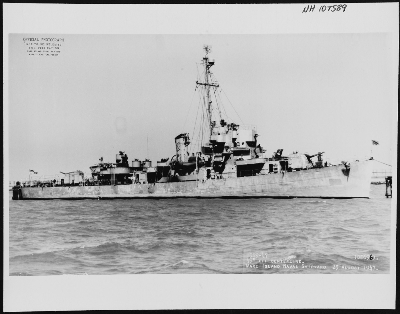 Photo #: NH 107589  USS Spangler